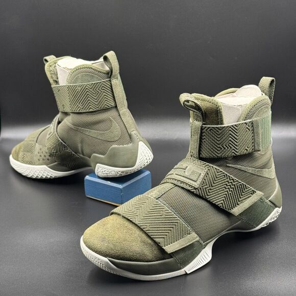 Nike LeBron Soldier 10 SFG LUX 'Cargo Khaki' - Picture 10 of 16